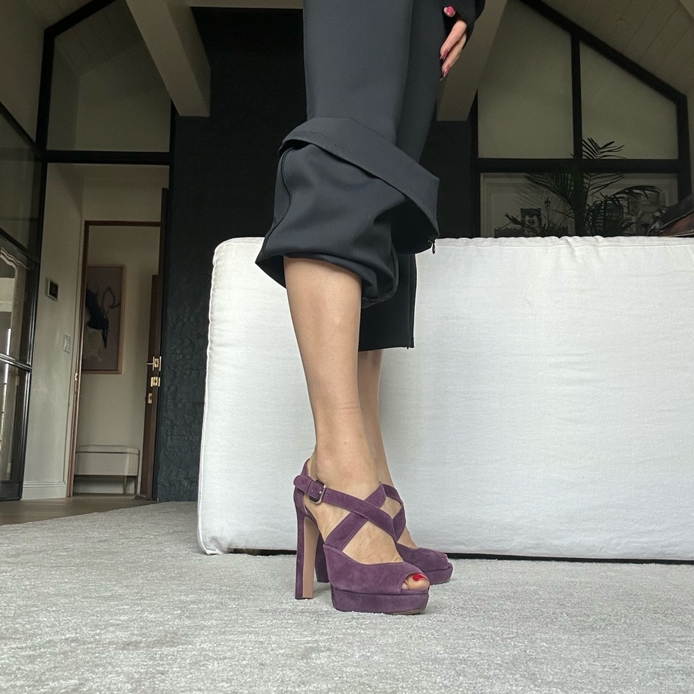 Prada high heels sandals  36 1/2 purple